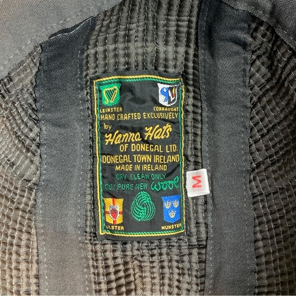 Hanna Hats Donegal Patchwork Tweed Wool Medium Unisex - Picture 12 of 12